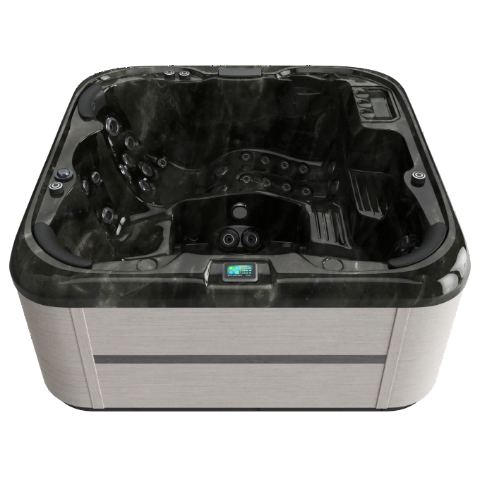 Melpomene Woven Linen Pearlescent Onyx