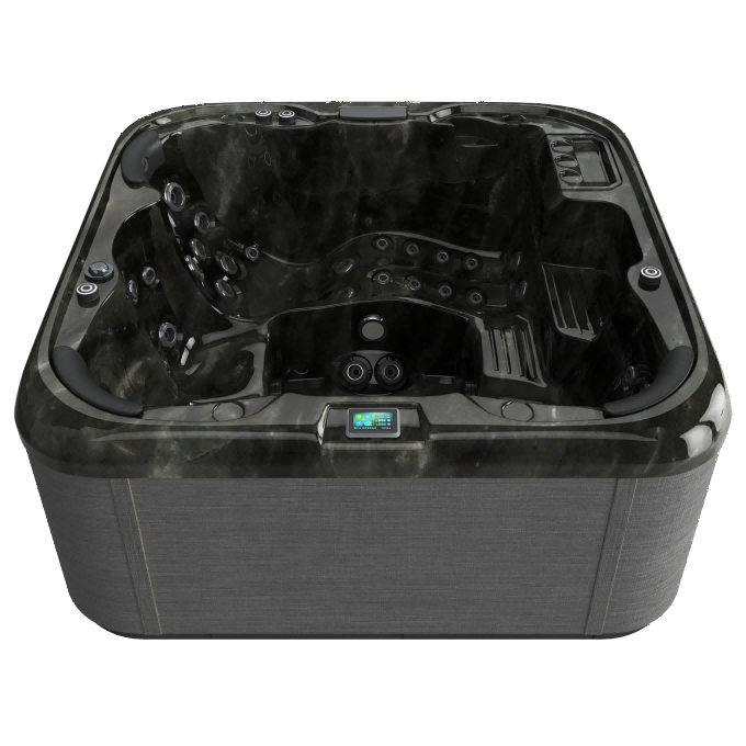 Melpomene Grid Ash Pearlescent Onyx