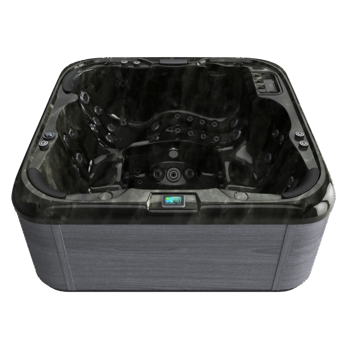 Urania Gray Plume Pearlescent Onyx