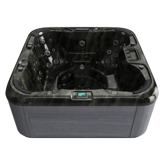 Clio Gray Plume Pearlescent Onyx