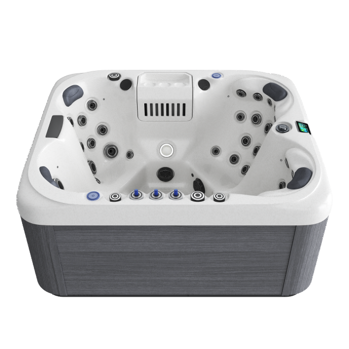 Zephyr Gray Plume Alpine White