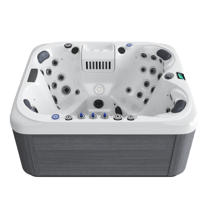 Zephyr Gray Plume Pearlescent White