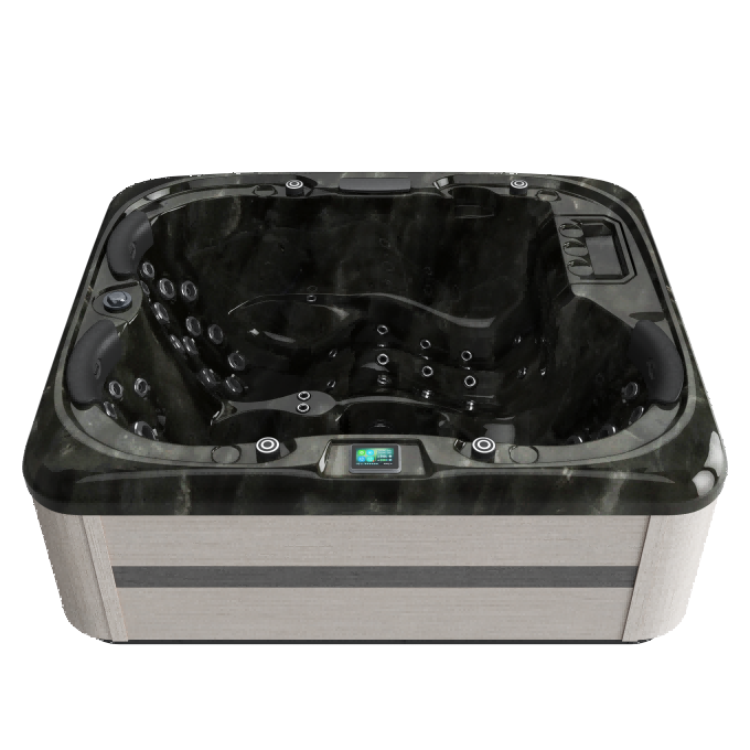 Terpsichore Woven Linen Pearlescent Onyx