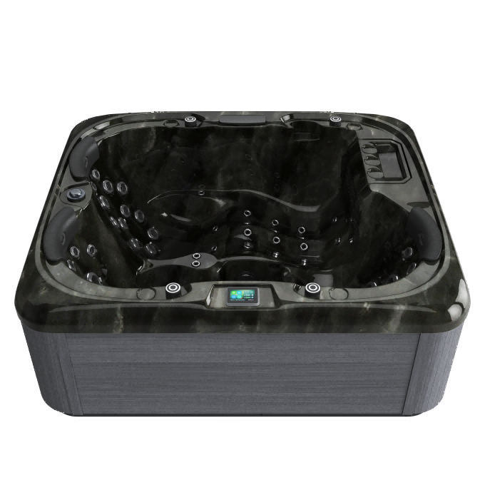 Terpsichore Gray Plume Pearlescent Onyx