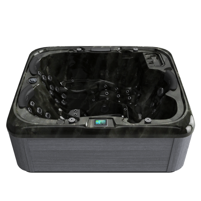 Thalia Gray Plume Pearlescent Onyx