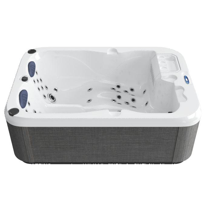 Leander Grid Ash White