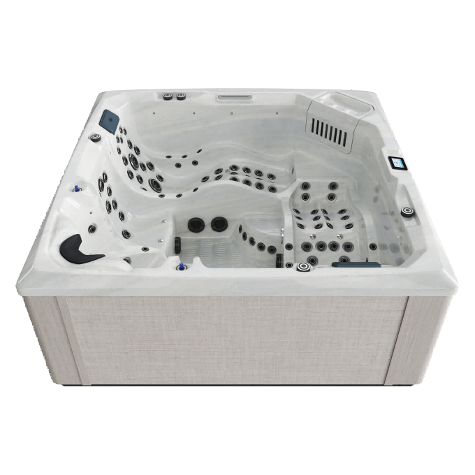 AMPHITRITE Woven Linen Cloud Ash