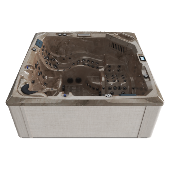 AMPHITRITE Woven Linen Sunset Glow