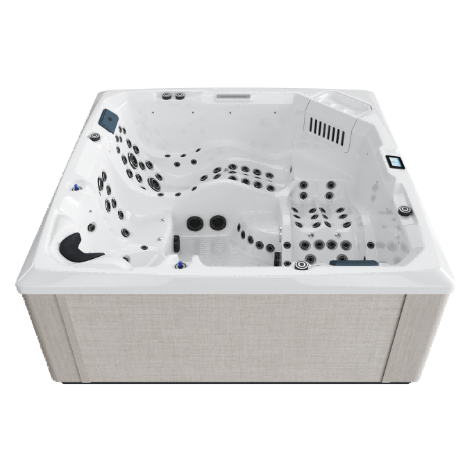 AMPHITRITE Woven Linen White