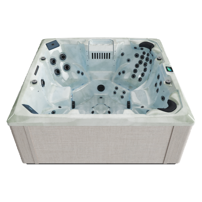 EUROPA Woven Linen Cloud Azure