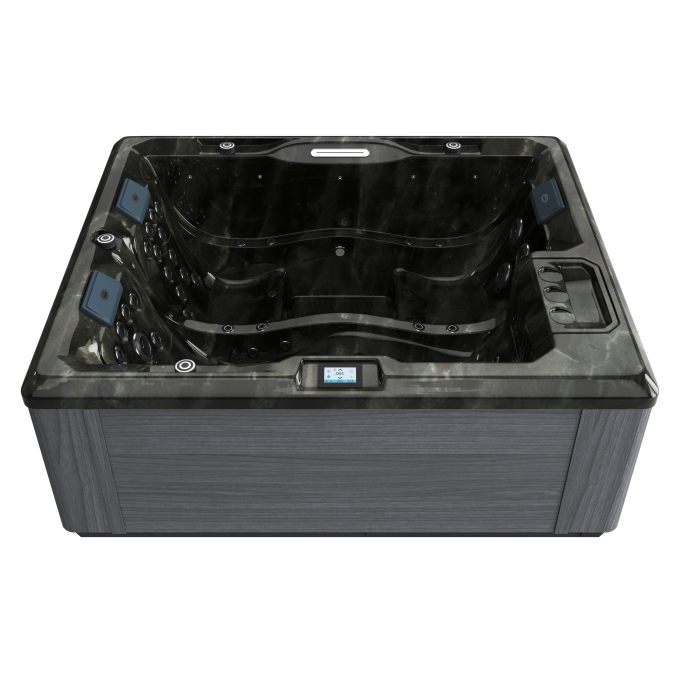 PANDORA Gray Plume Pearlescent Onyx