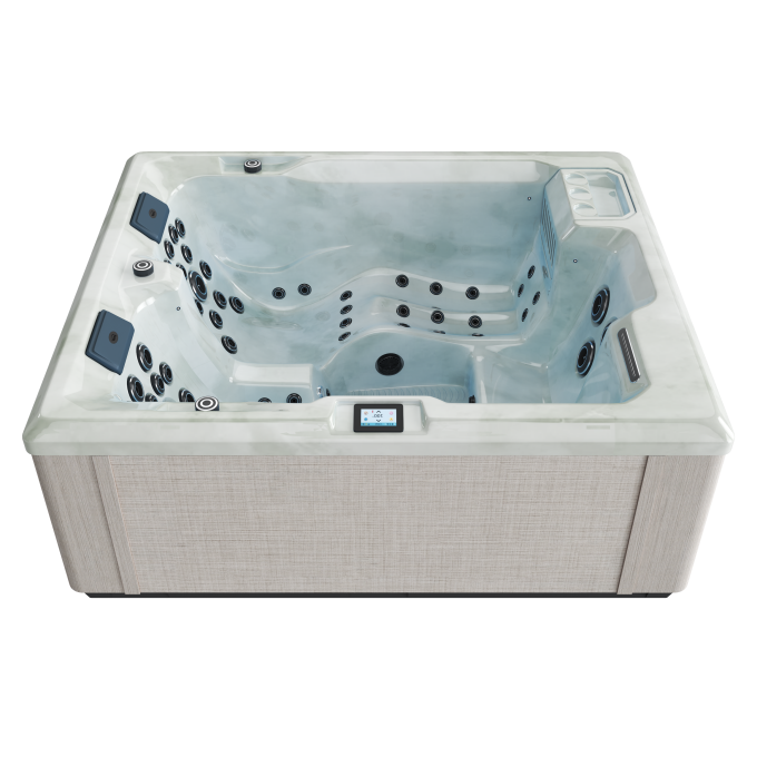 THETIS Woven Linen Cloud Azure