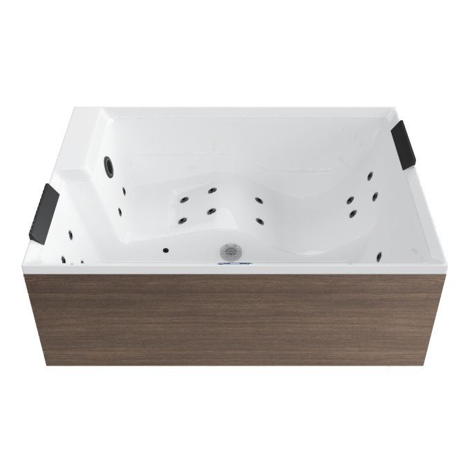 Aurora M Mahogany White