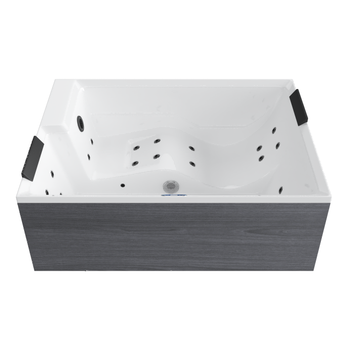 Aurora M Gray Plume White