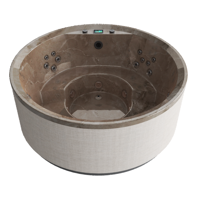 Aurora R Woven Linen Sunset Glow