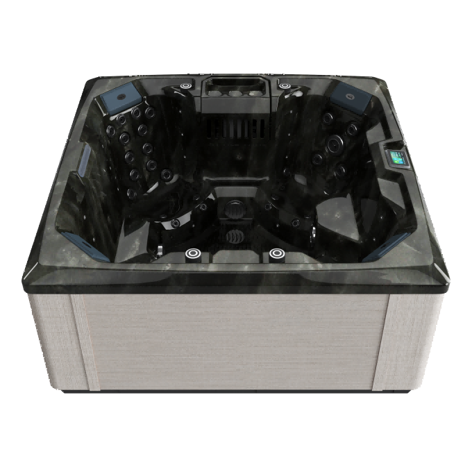 LAMIA Woven Linen Pearlescent Onyx