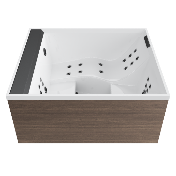 Aurora L Mahogany White