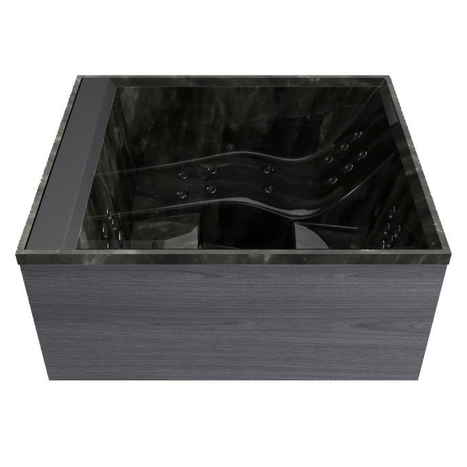 Aurora L Gray Plume Pearlescent Onyx