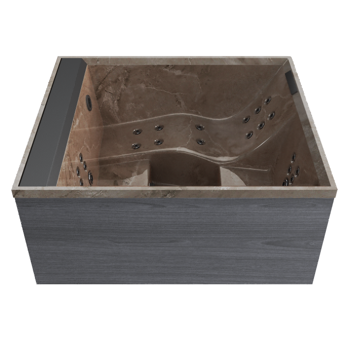 Aurora L Gray Plume Sunset Glow