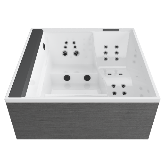 Aurora XL Grid Ash White