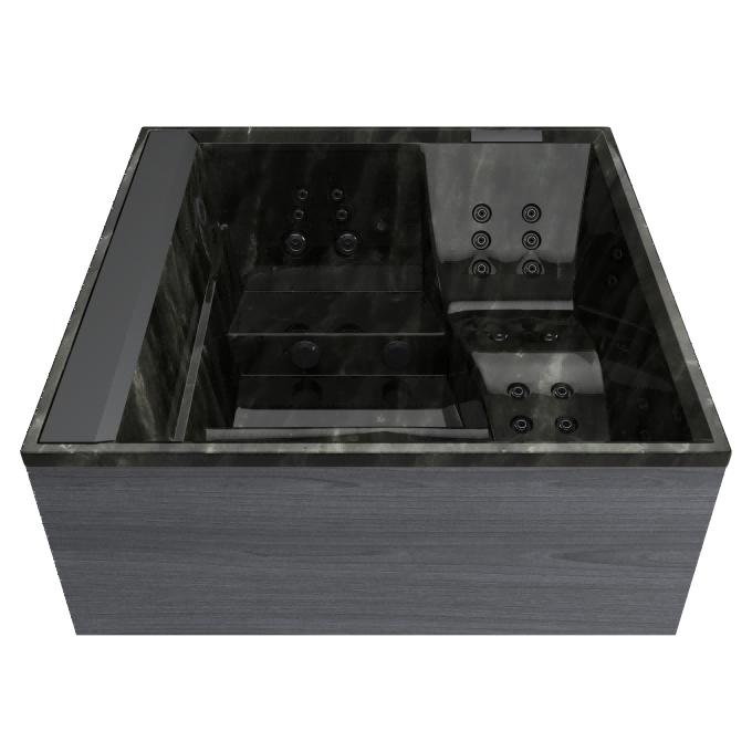 Aurora XL Gray Plume Pearlescent Onyx