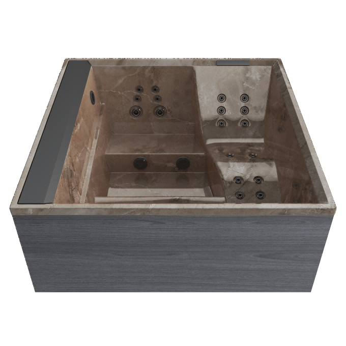 Aurora XL Gray Plume Sunset Glow