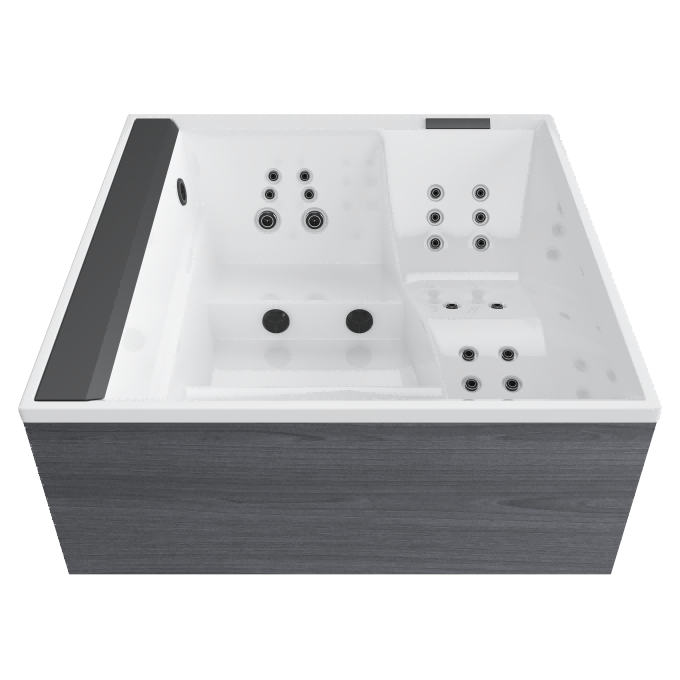 Aurora XL Gray Plume White