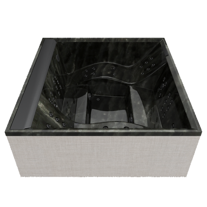 Aurora XXL Woven Linen Pearlescent Onyx