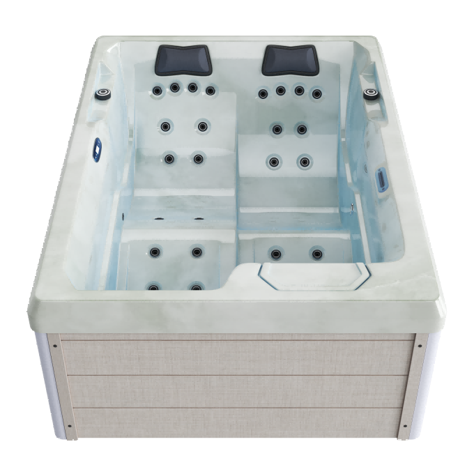 HELEN Woven Linen Cloud Azure