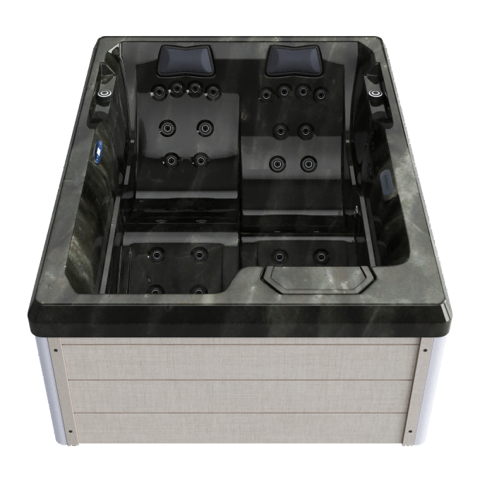 HELEN Woven Linen Pearlescent Onyx