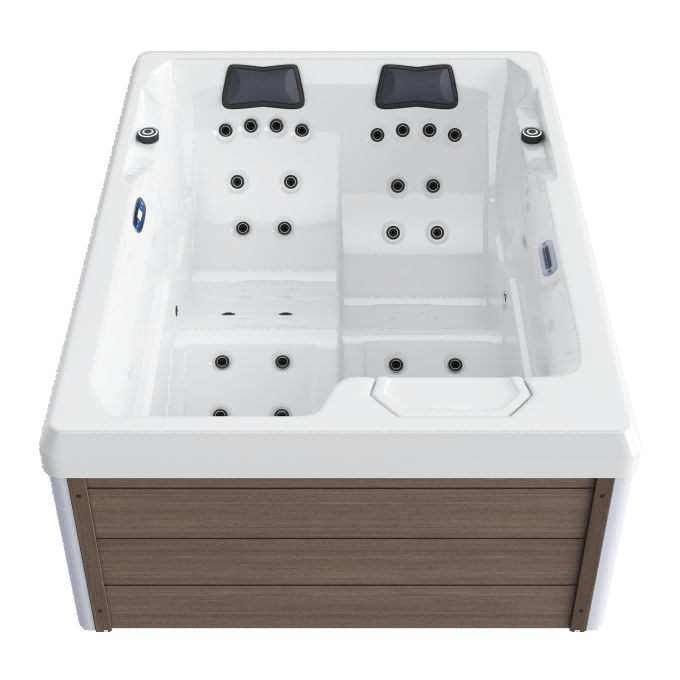 HELEN Mahogany White