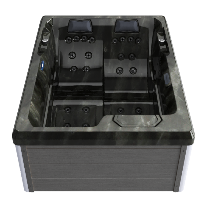 HELEN Grid Ash Pearlescent Onyx