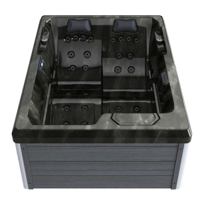 HELEN Gray Plume Pearlescent Onyx