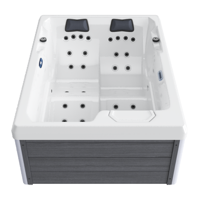 HELEN Gray Plume White