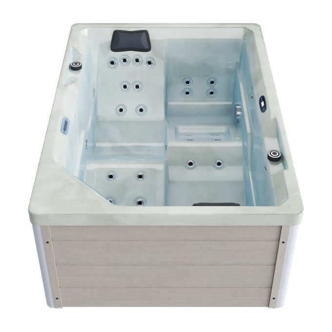 URCO Woven Linen Cloud Azure