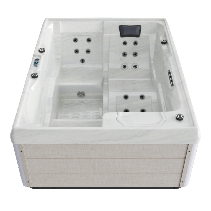 ATALANTA Woven Linen Cloud Ash