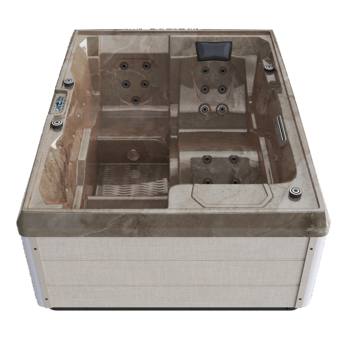 ATALANTA Woven Linen Sunset Glow