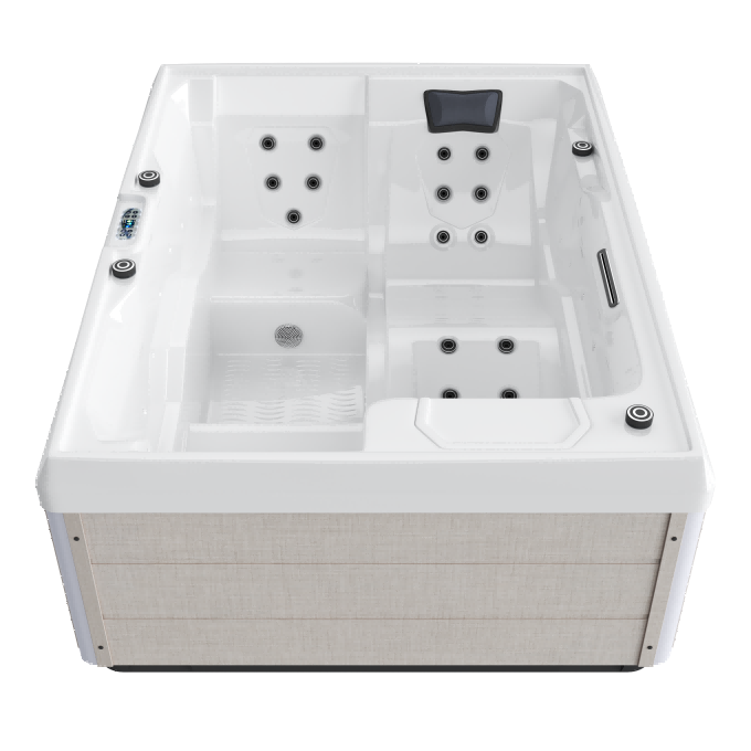 ATALANTA Woven Linen White