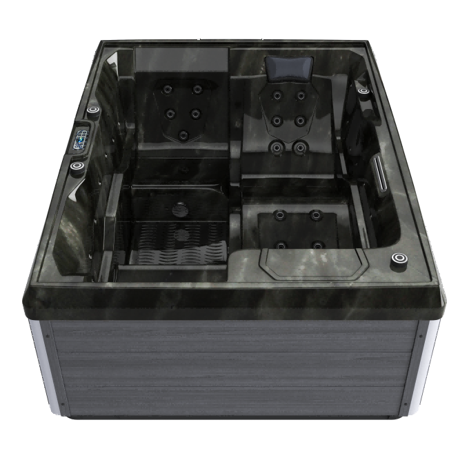 ATALANTA Gray Plume Pearlescent Onyx