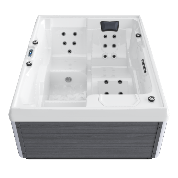 ATALANTA Gray Plume White