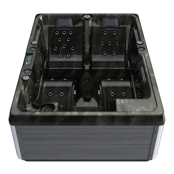 PERSEPHONE Gray Plume Pearlescent Onyx