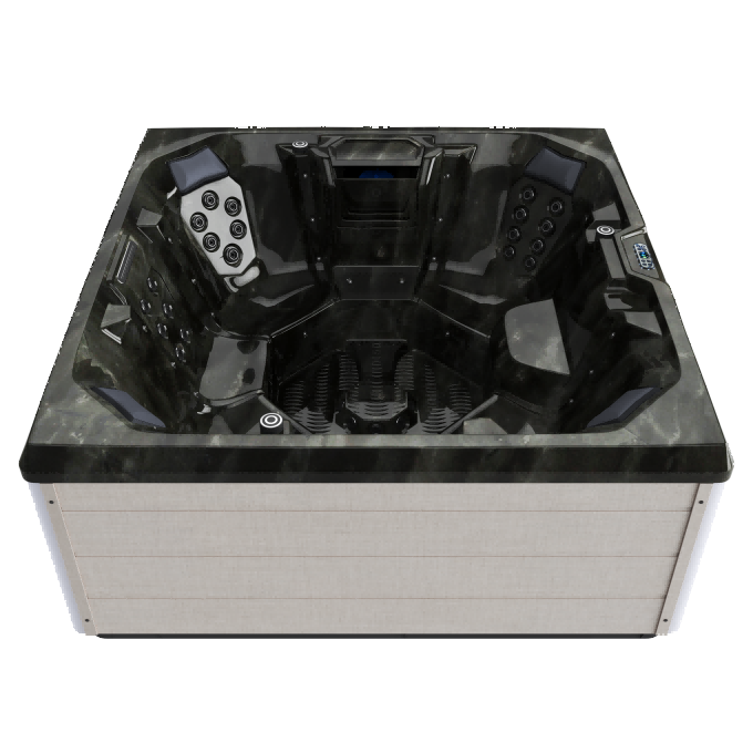 CALYPSO Woven Linen Pearlescent Onyx