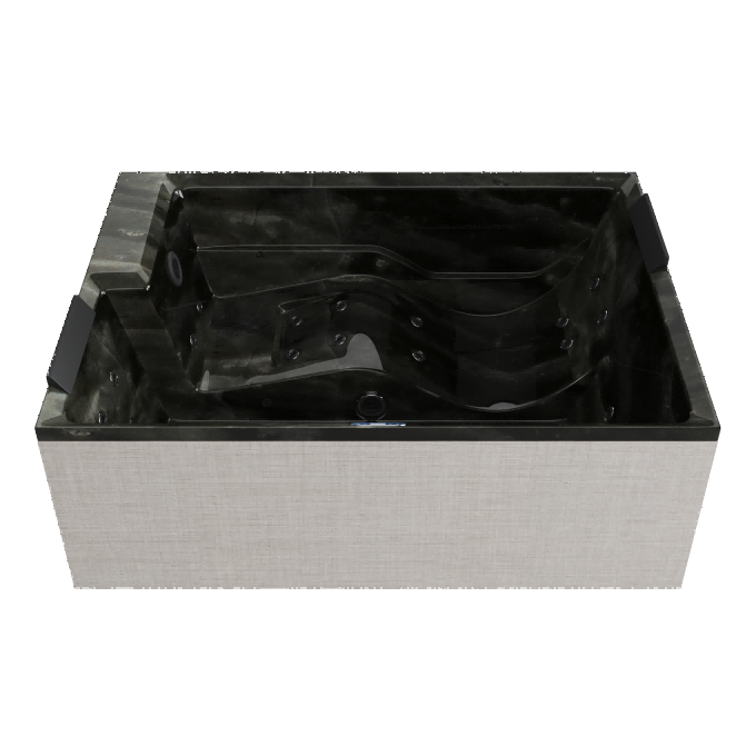 Aurora M Woven Linen Pearlescent Onyx