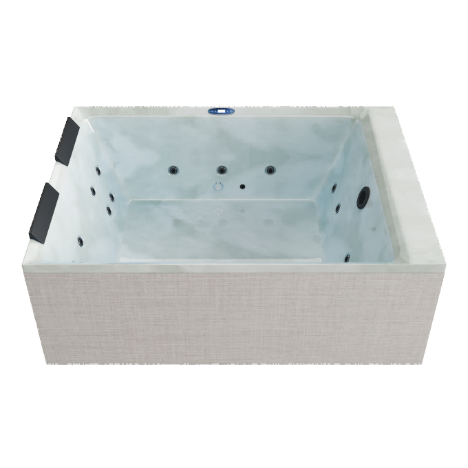 Aurora S Woven Linen Cloud Azure