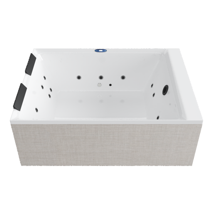 Aurora S Woven Linen White