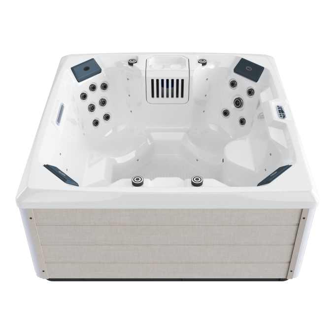 DAPHNE Woven Linen White