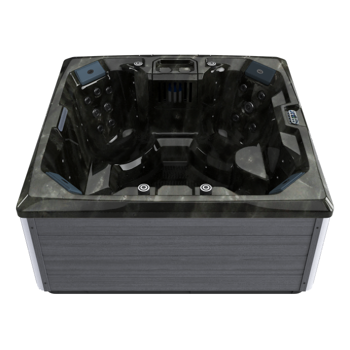 DAPHNE Gray Plume Pearlescent Onyx