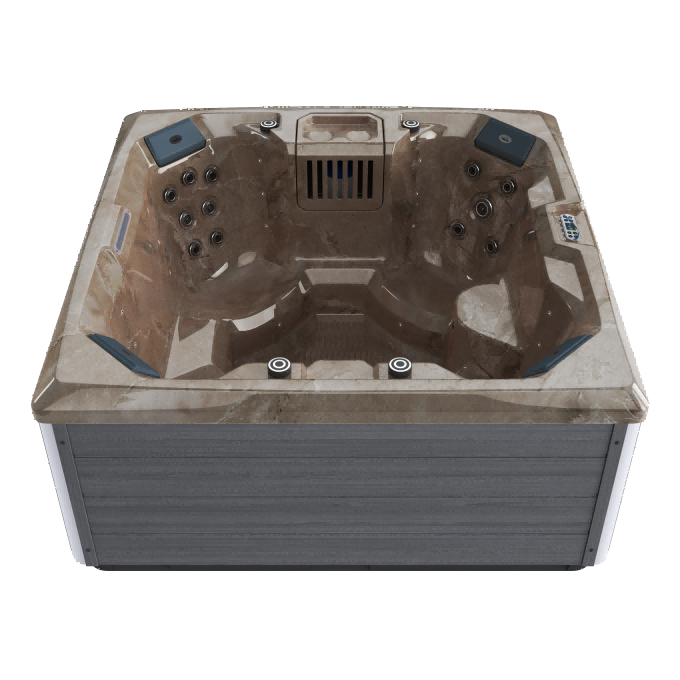 DAPHNE Gray Plume Sunset Glow